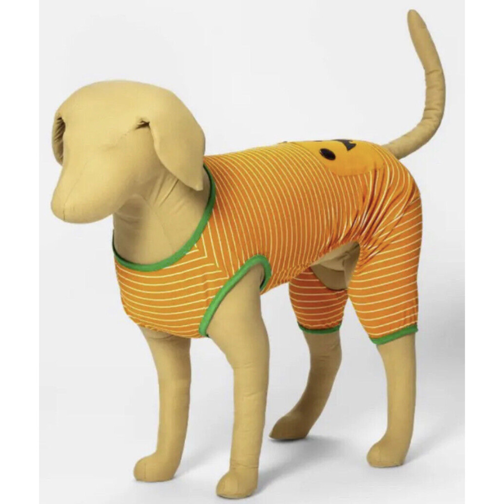 NEW Halloween Pumpkin Dog and Cat Matching Family Pajamas Orange XS